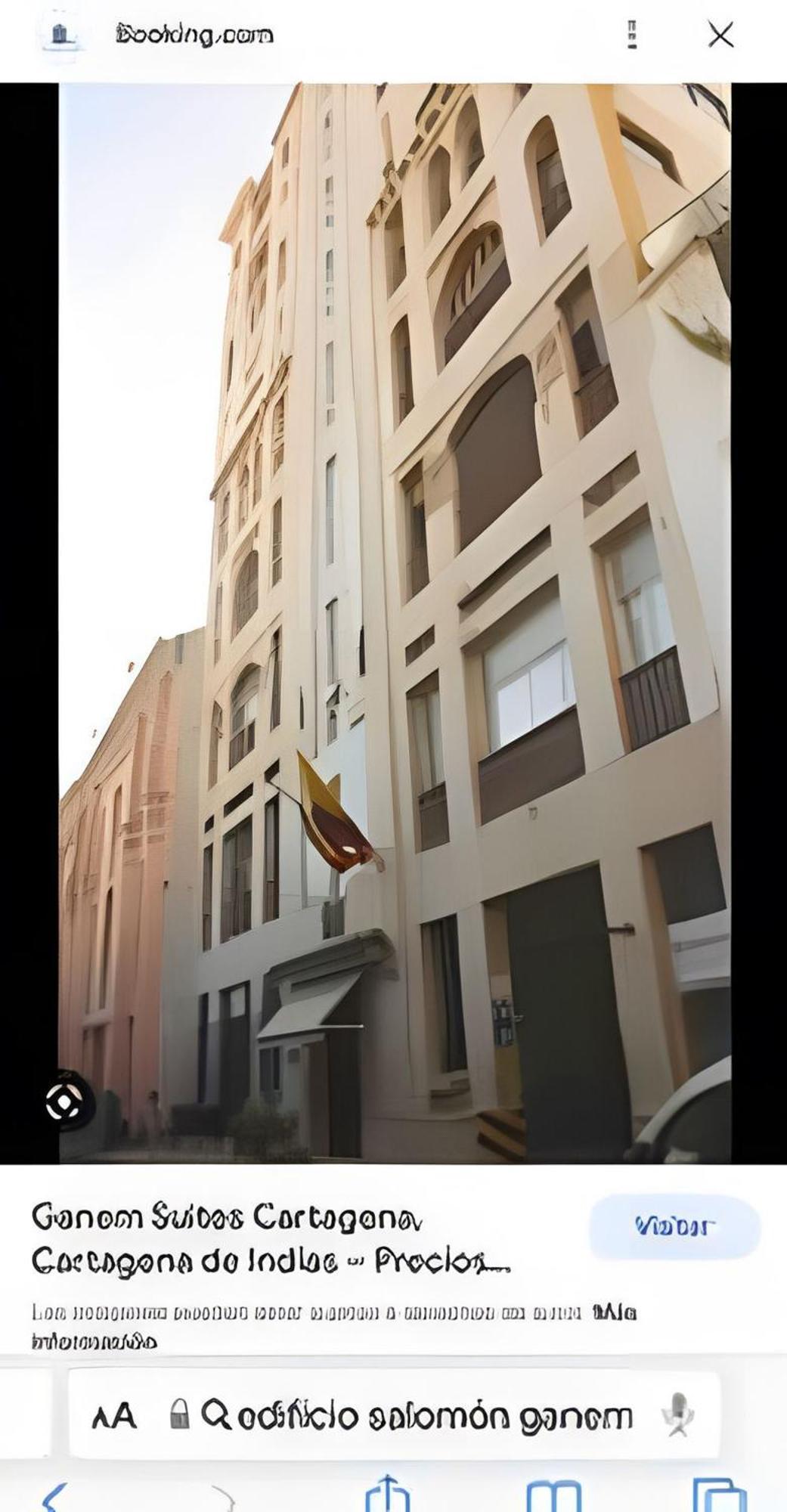 417 Apto Con Vista Panoramica De Cgna Cartagena Екстер'єр фото